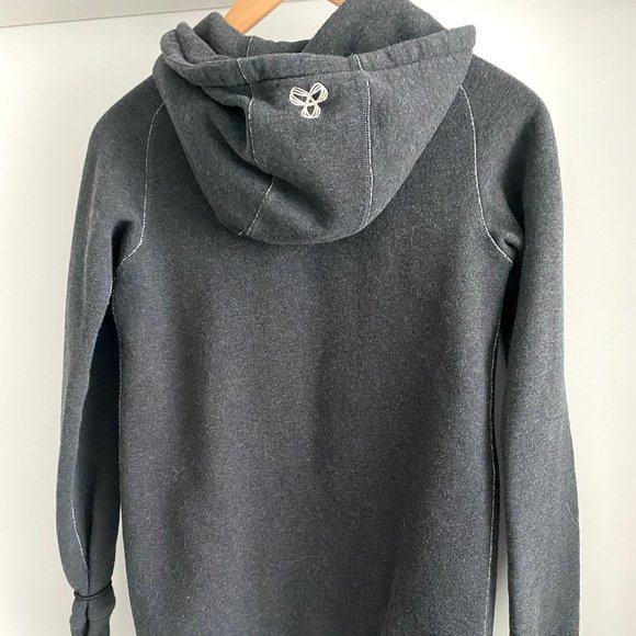 Artizia TNA long heather grey sweatshirt hoodie xs - Picture 2 of 4